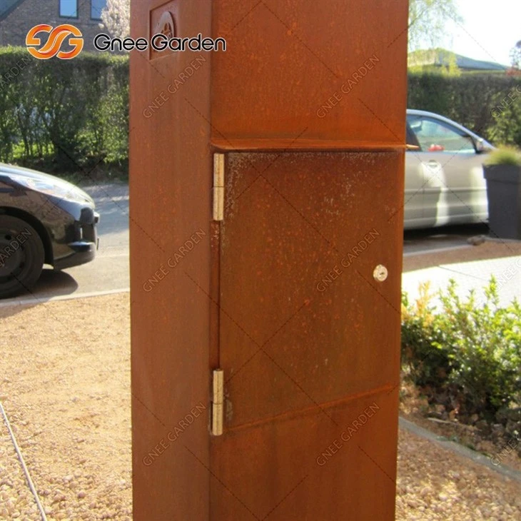 Corten Mail Box With Post Letter Postal Boxes
