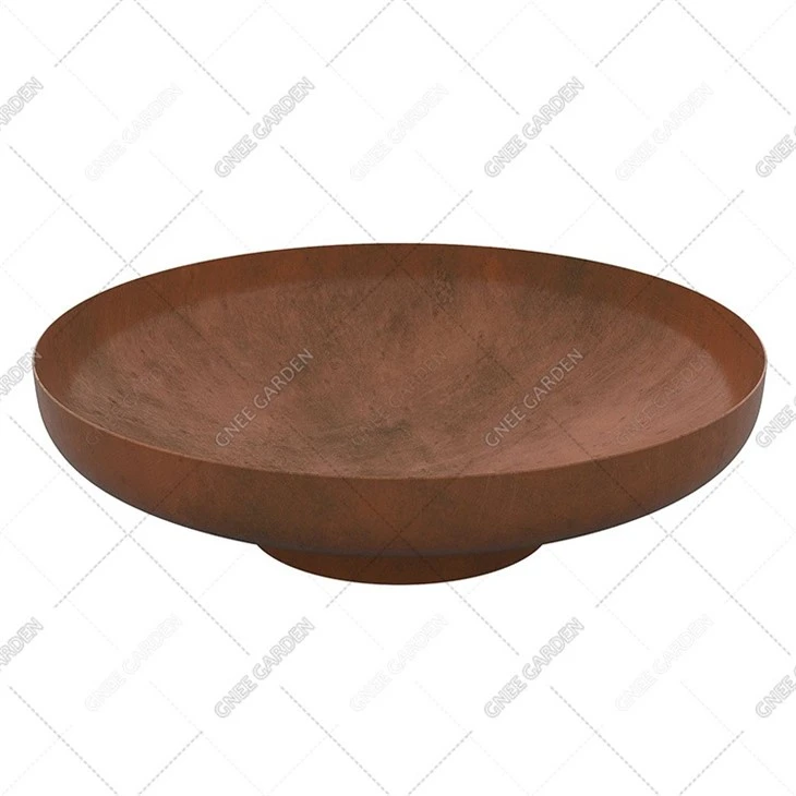 Corten Sheet Fire Pit Outdoor Fire Pit Weathering Steel Sheet Fire Pit