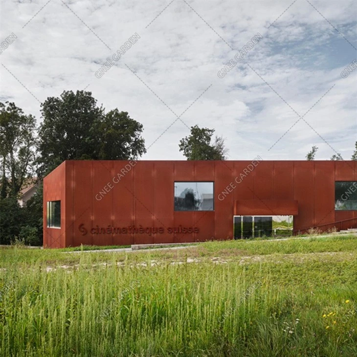 Most Popular Corten Steel Facade Building Panels Cladding Material