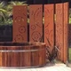 Mobles d'exterior d'acer Corten