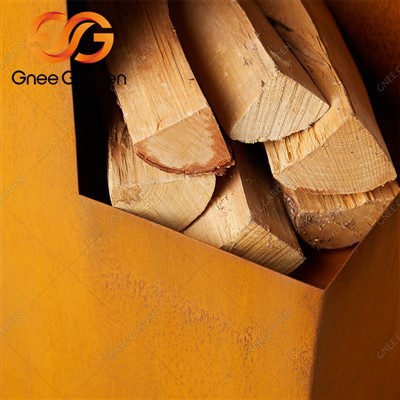 Xemeneia independent d'acer Corten