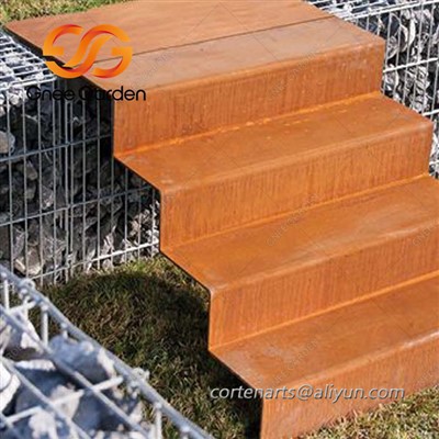 Escales de jardí d'acer Corten Escales de paisatge