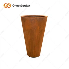 Jardinera de metall exterior d'acer Corten