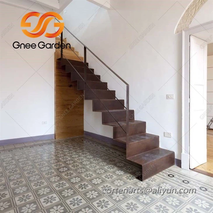 Weathering Steel stair treads