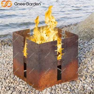 Com muntar una graella de barbacoa d'acer Corten?