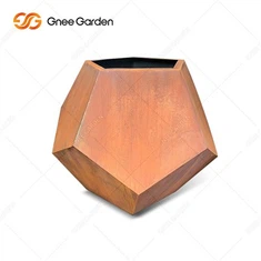 Test rodó d'acer Corten a l'aire lliure Jardí exterior